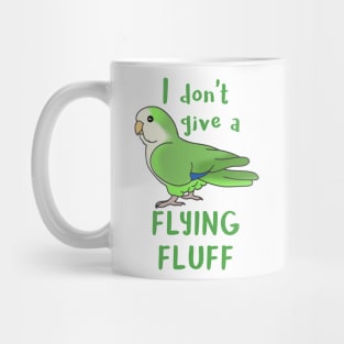 I don't give a flying fluff Green Quaker Mug